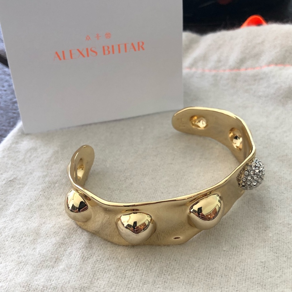 Alexis Bittar Molten Dot Cuff Bracelet
